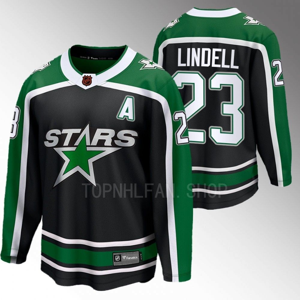 Stars #23 Esa Lindell Black 2022 Special Edition 2.0 Jersey