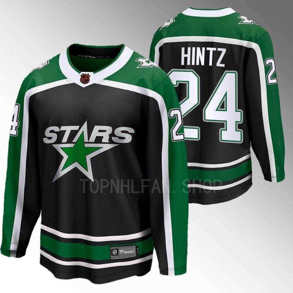 Stars #24 Roope Hintz Black 2022 Special Edition 2.0 Jersey