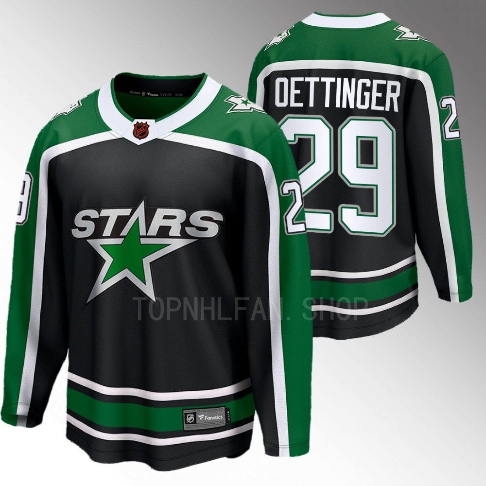 Stars #29 Jake Oettinger Black 2022 Special Edition 2.0 Jersey