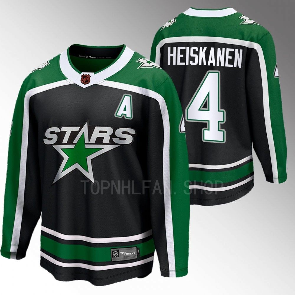 Stars #4 Miro Heiskanen Black 2022 Special Edition 2.0 Jersey