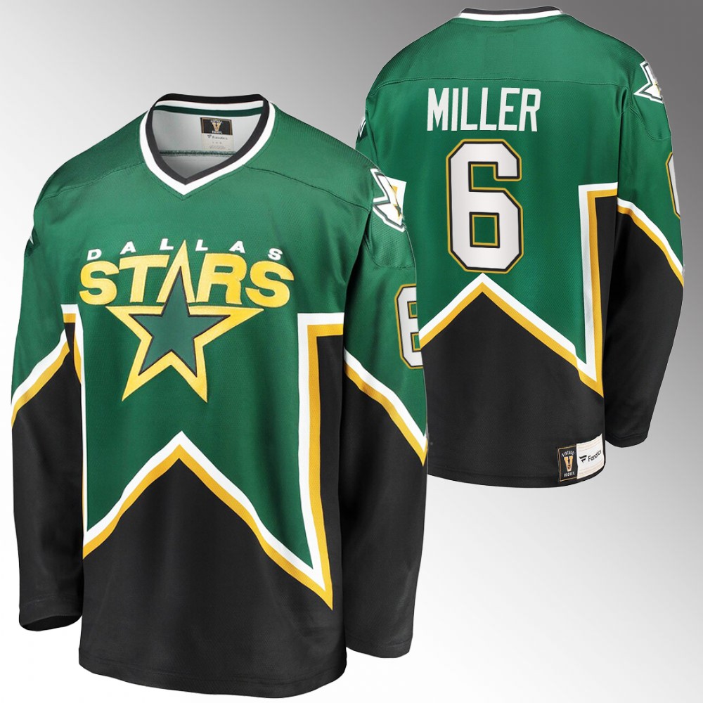 Stars #6 Colin Miller Green Heritage Classic Jersey