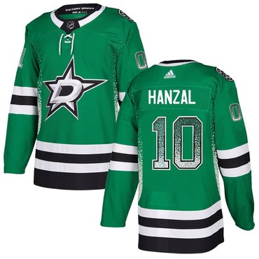 Stars 10 Martin Hanzal Green Drift Fashion Adidas Jersey