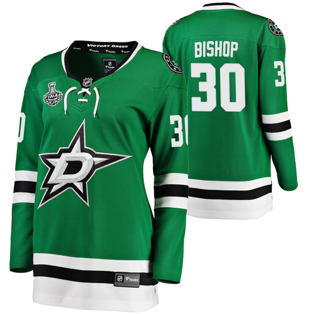 Stars 2020 Stanley Cup Final Bound Ben Bishop Women Green Home Player Jersey