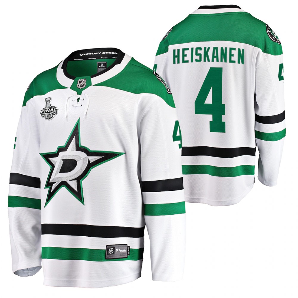 Stars 2020 Stanley Cup Final Bound Miro Heiskanen White Away Breakaway Jersey