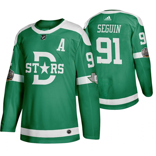 Stars 91 Tyler Seguin Green 2020 Winter Classic Adidas Jersey