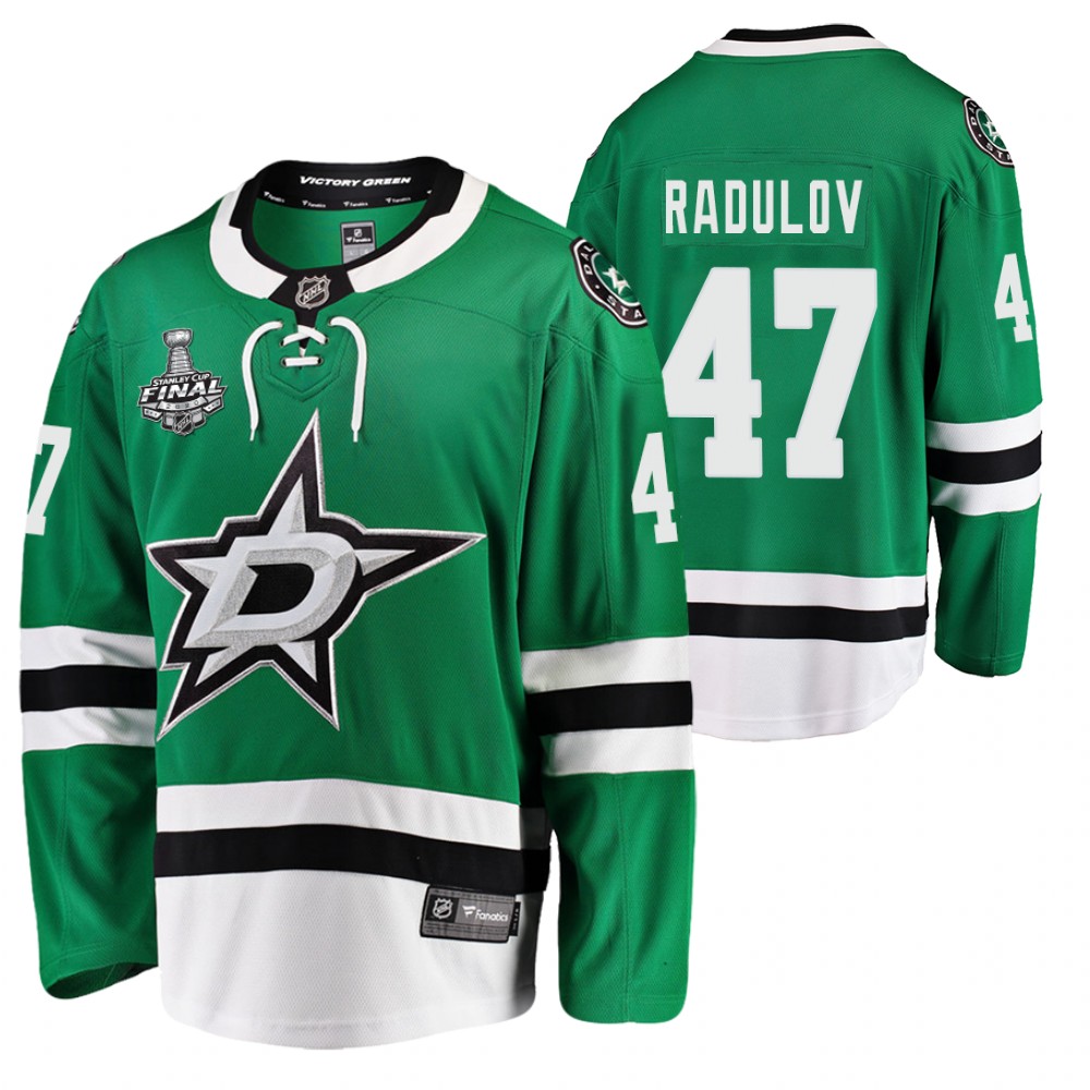 Stars Alexander Radulov Green 2020 Stanley Cup Final Bound Home Player Jersey