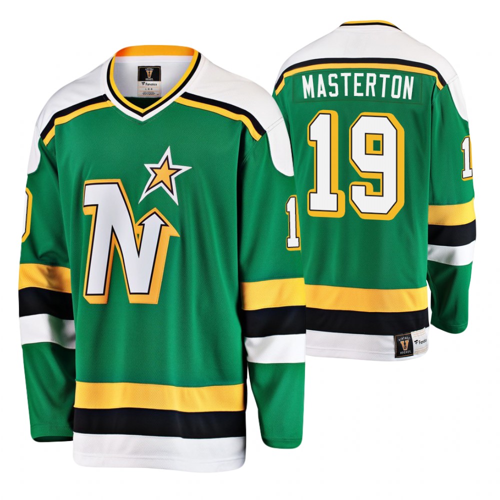 Stars Bill Masterton Green Premier Breakaway Player Heritage Jersey