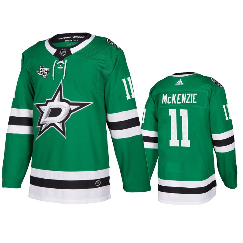 Stars Curtis McKenzie Kelly Green Home Jersey
