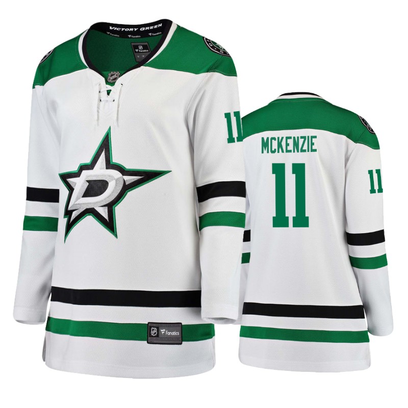Stars Curtis McKenzie White Breakaway Fanatics Branded Jersey