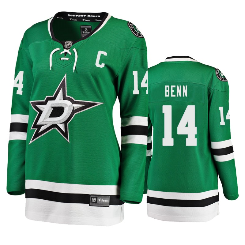 Stars Jamie Benn Kelly Green Breakaway Player Home Jersey