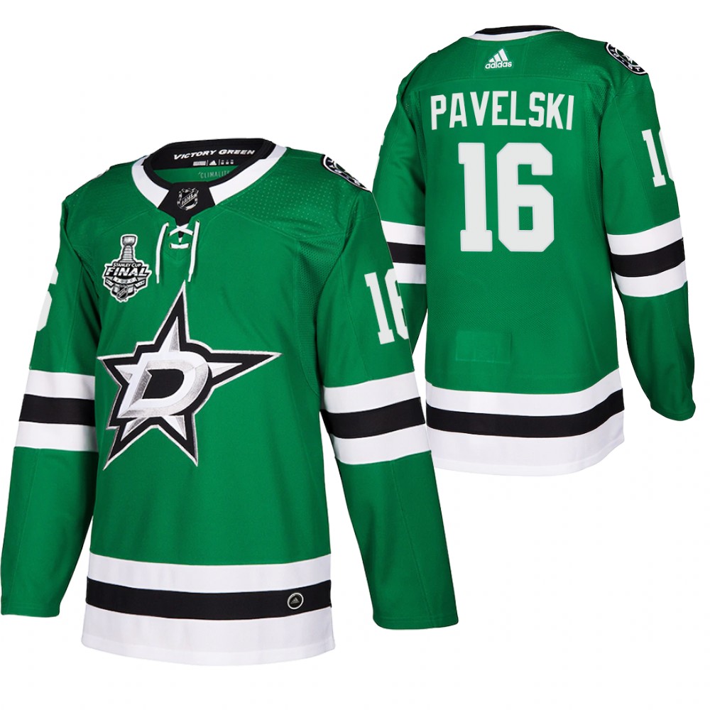Stars Joe Pavelski Green 2020 Stanley Cup Final Bound Home Authentic Jersey