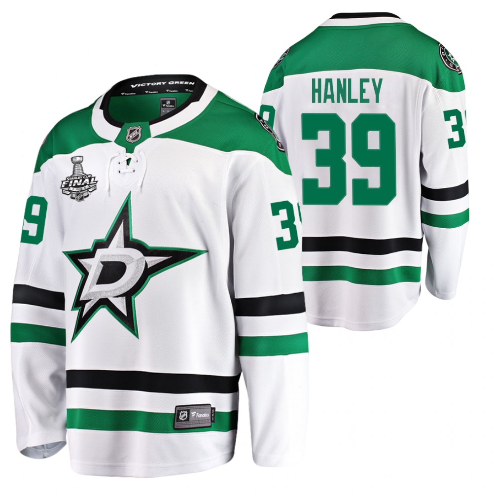 Stars Joel Hanley White 2020 Stanley Cup Final Bound Away Player Jersey