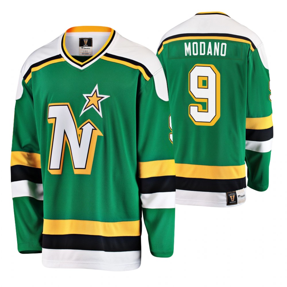 Stars Mike Modano Green Premier Breakaway Player Heritage Jersey