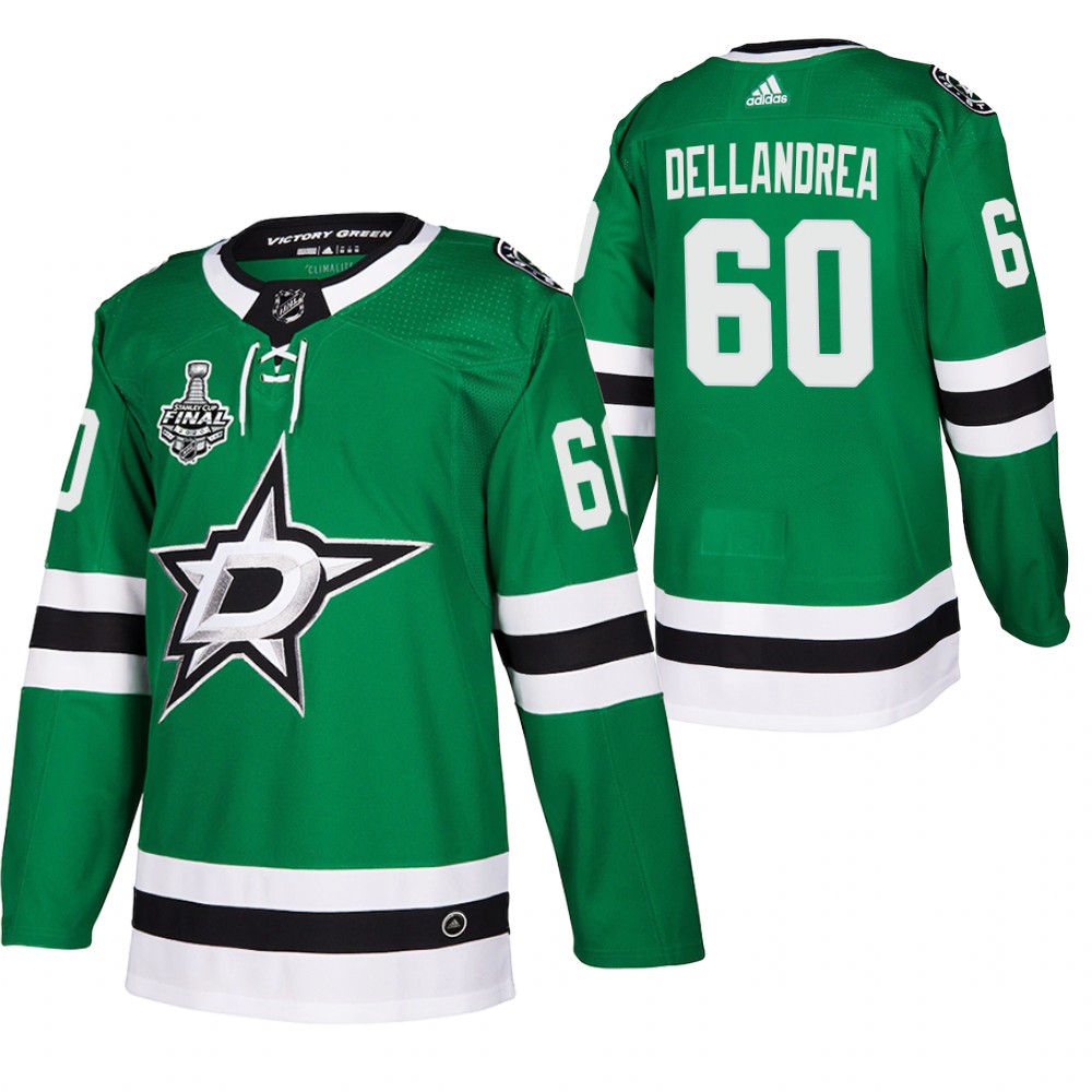 Stars Ty Dellandrea Green 2020 Stanley Cup Final Bound Home Authentic Jersey