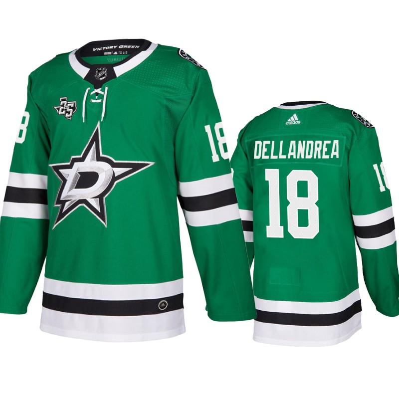 Stars Ty Dellandrea Green NHL Draft Jersey