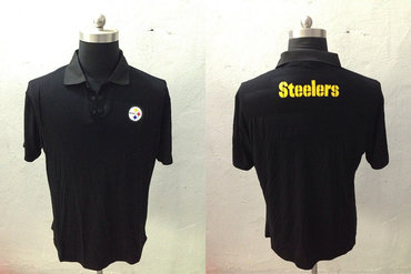 Steelers  NFL polo T-shirt black