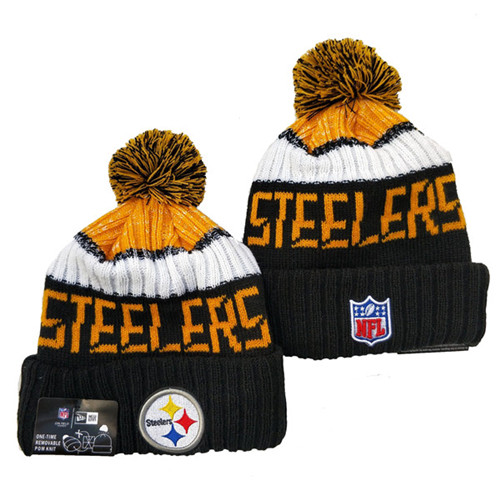 Steelers Black Knit Hat -YD