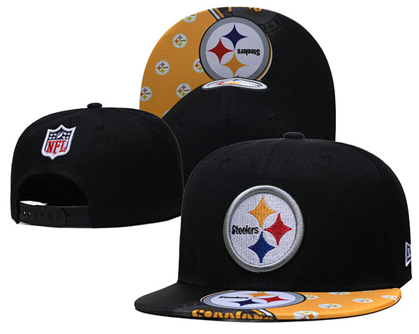 Steelers Black Snapback Hat-- GS