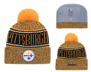 Steelers Fresh Logo Gold Knit Hat YD