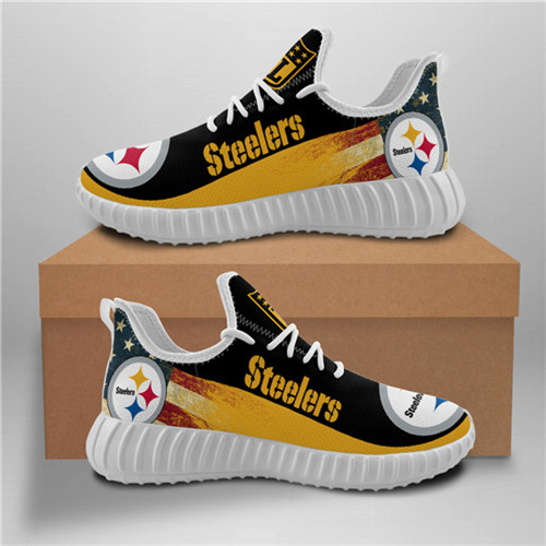 Steelers Mesh Knit Sneakers 1
