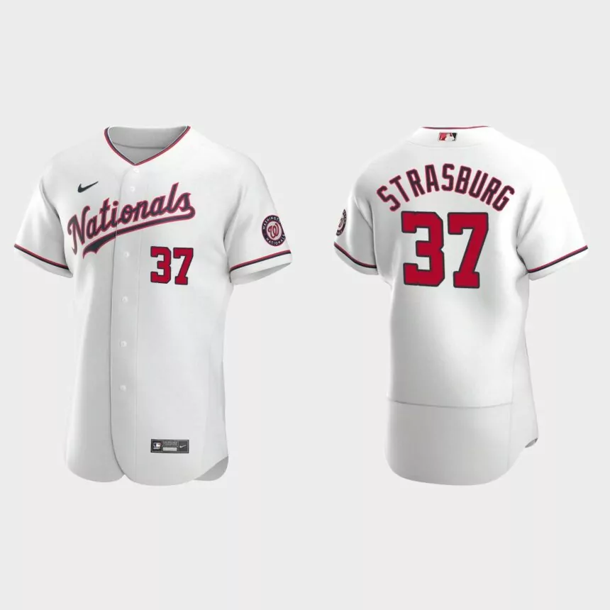 Stephen Strasburg Washington Nationals Authentic Alternate Jersey – White