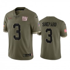 Sterling Shepard New York Giants Nike Olive 2022 Salute To Service Limited Jersey