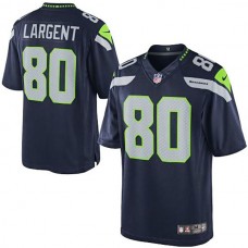 Steve Largent College Navy Seattle Seahawks #80 Retired Player Limited Jersey