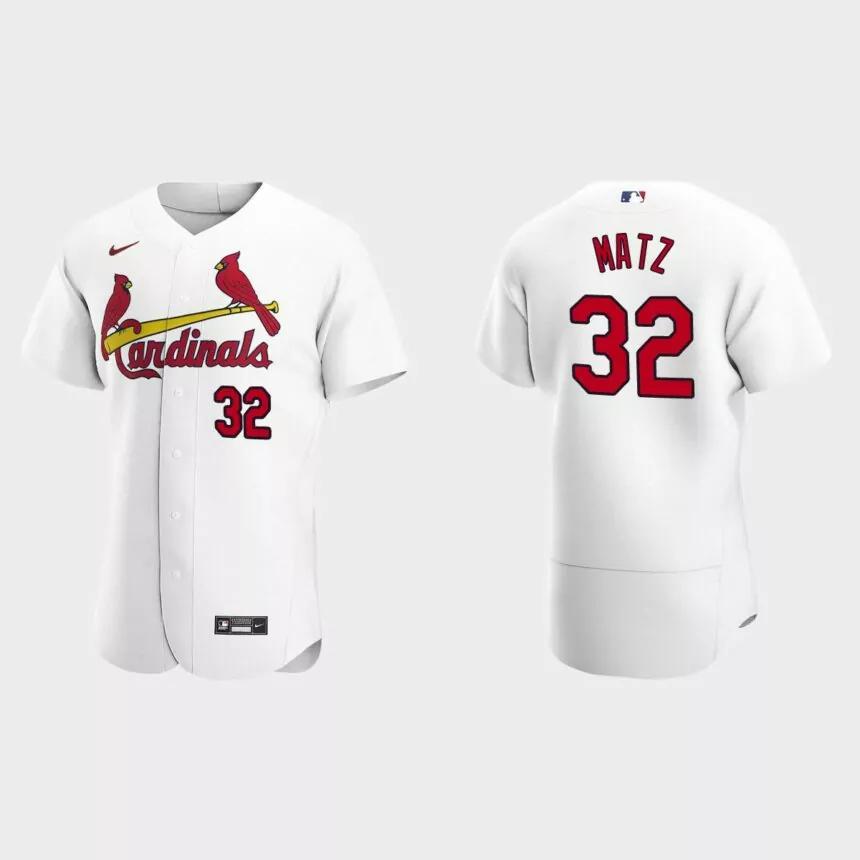 Steven Matz St. Louis Cardinals Authentic Home Jersey – White