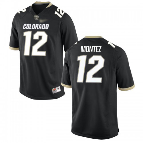 Steven Montez Colorado Buffaloes Men's Jersey - #12 NCAA Black Game