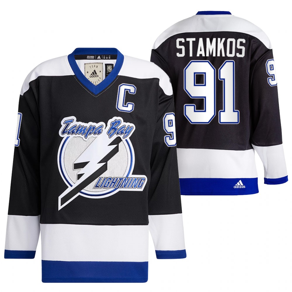 Steven Stamkos Jersey Tampa Bay Lightning Team Classics Black Heritage