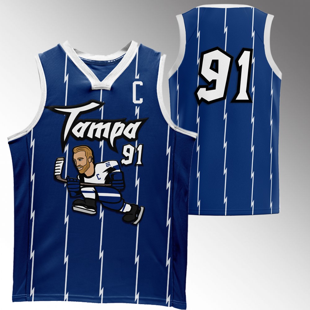 Steven Stamkos Tampa Bay Lightning Mashup Shirt Blue Jersey Championship