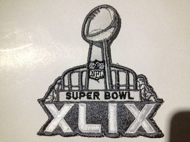 Stitched 2015 NFL Super Bowl Patch