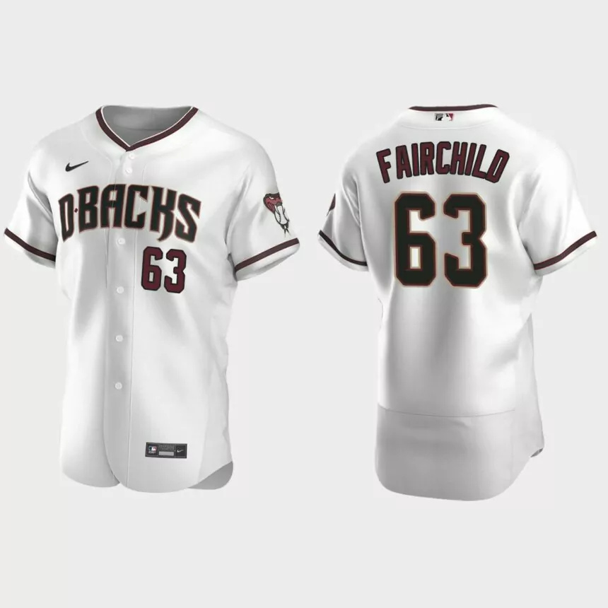 Stuart Fairchild Arizona Diamondbacks Authentic Home Jersey – White.jpg