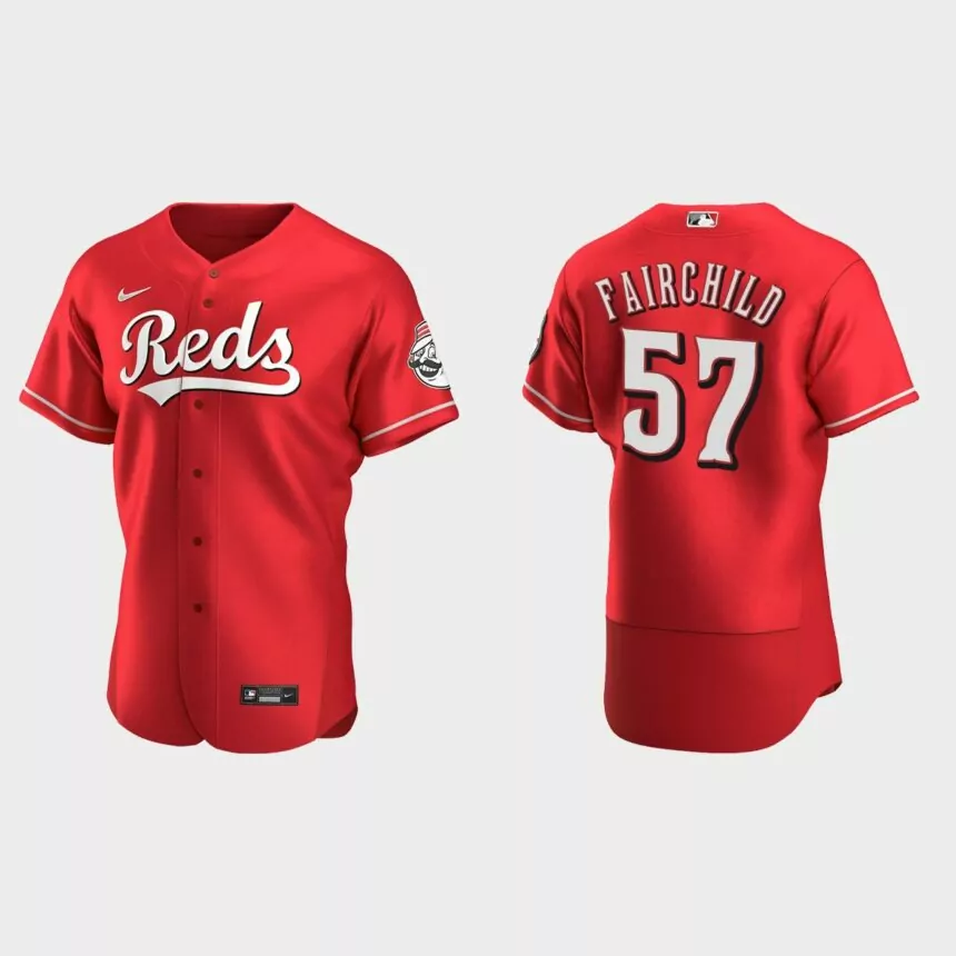 Stuart Fairchild Cincinnati Reds Authentic Alternate Jersey – Scarlet
