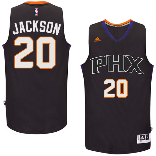Suns #20 Josh Jackson Black Alternate Stitched NBA Jersey