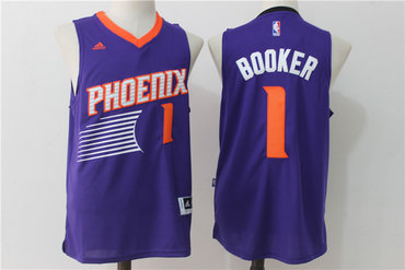 Suns 1 Devin Booker Purple Swingman Jersey
