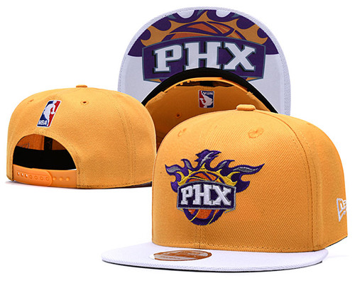 Suns Fresh Logo Gold Adjustable Hat TX