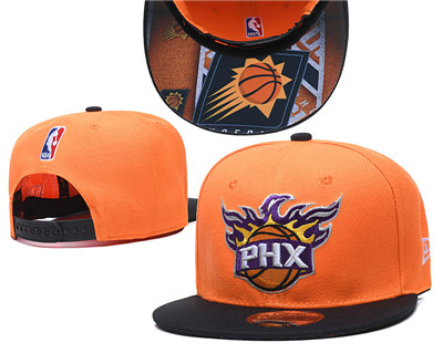 Suns Team Logo Orange Adjustable Hat TX