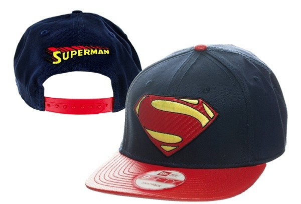Superman Leather Snapback