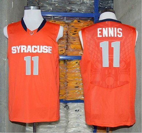 Syracuse Orange #11 Tyler Ennis Orange Basketball Stitched NCAA Jersey