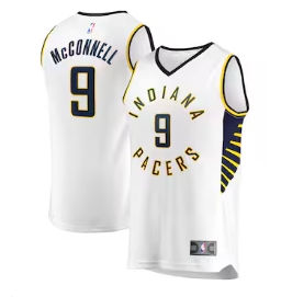 T.J. McConnell Indiana Pacers Fanatics Fast Break Player Replica Jersey - Association Edition - White