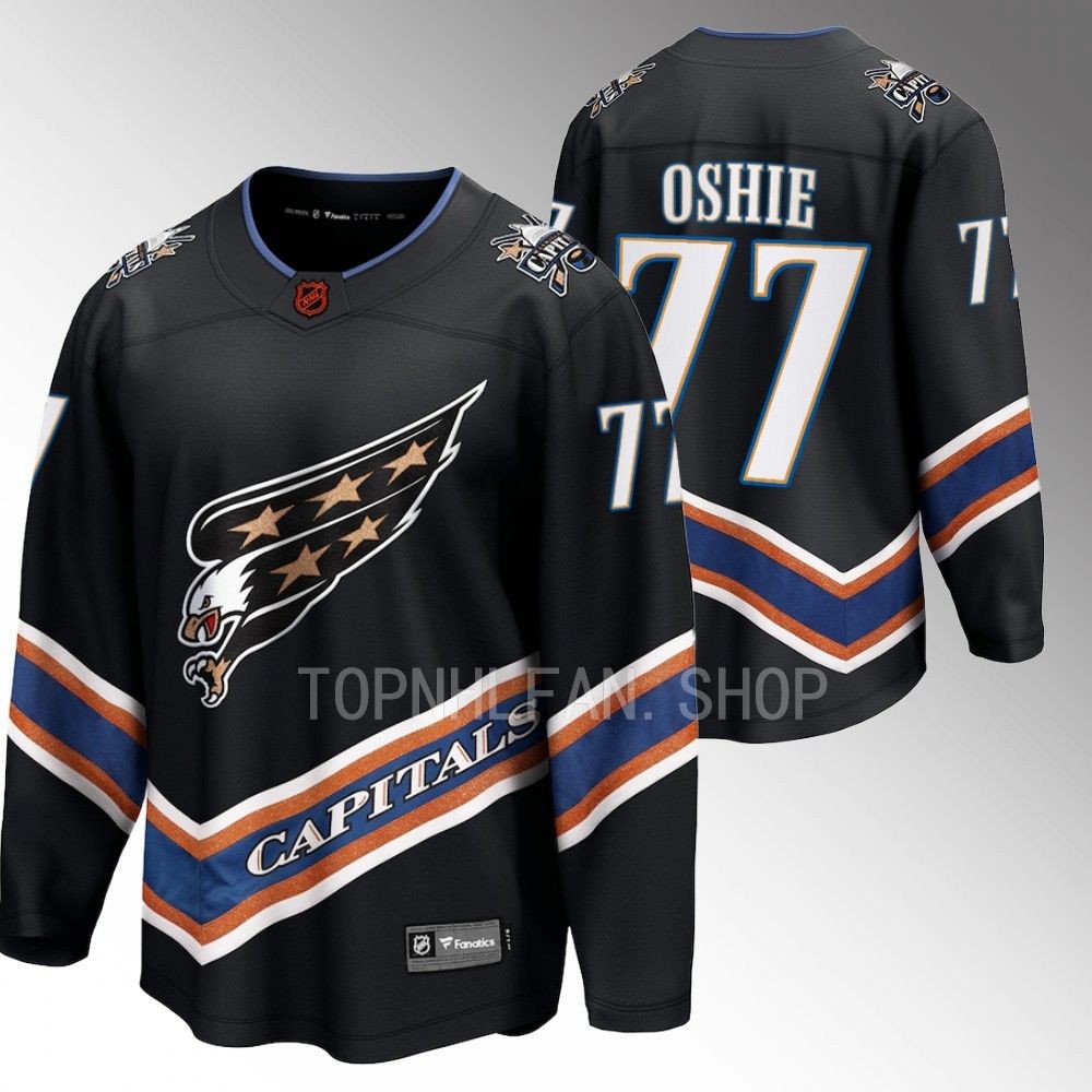 T.J. Oshie Capitals Special Edition 2.0 Black Jersey Breakaway