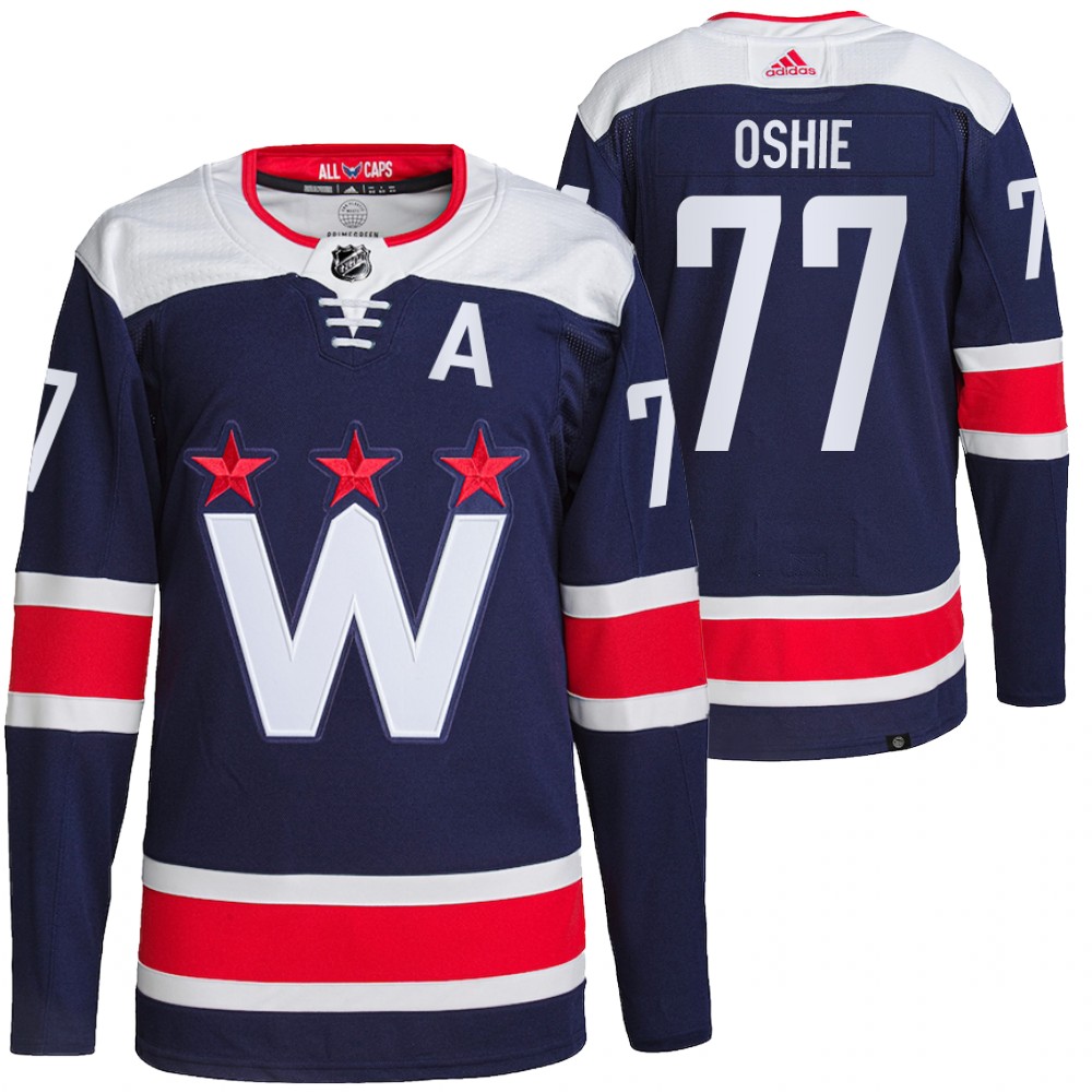 T.J. Oshie Washington Capitals Navy Alternate Primegreen Authentic Pro Jersey