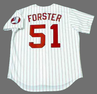 TERRY FORSTER Chicago White Sox 1970's Majestic Throwback Baseball Jersey