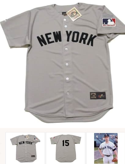 THURMAN MUNSON New York Yankees 1969 Away Majestic Throwback Jersey