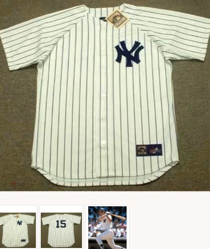 THURMAN MUNSON New York Yankees 1977 Home Majestic Throwback Jersey