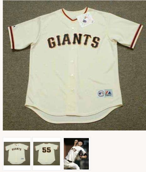TIM LINCECUM San Francisco Giants 2012 Home Majestic Throwback Baseball Jersey