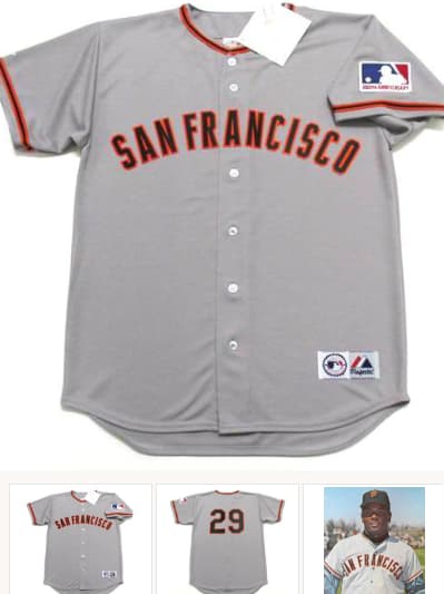 TITO FUENTES San Francisco Giants 1969 Majestic Throwback Away Baseball Jersey