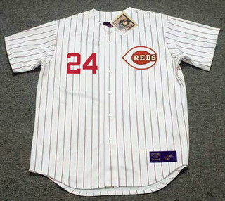 TONY PEREZ Cincinnati Reds 1967 Home Majestic Baseball Throwback Jersey
