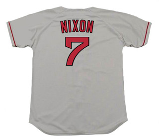 TROT NIXON Boston Red Sox 2004 Majestic Throwback Away Baseball Jersey